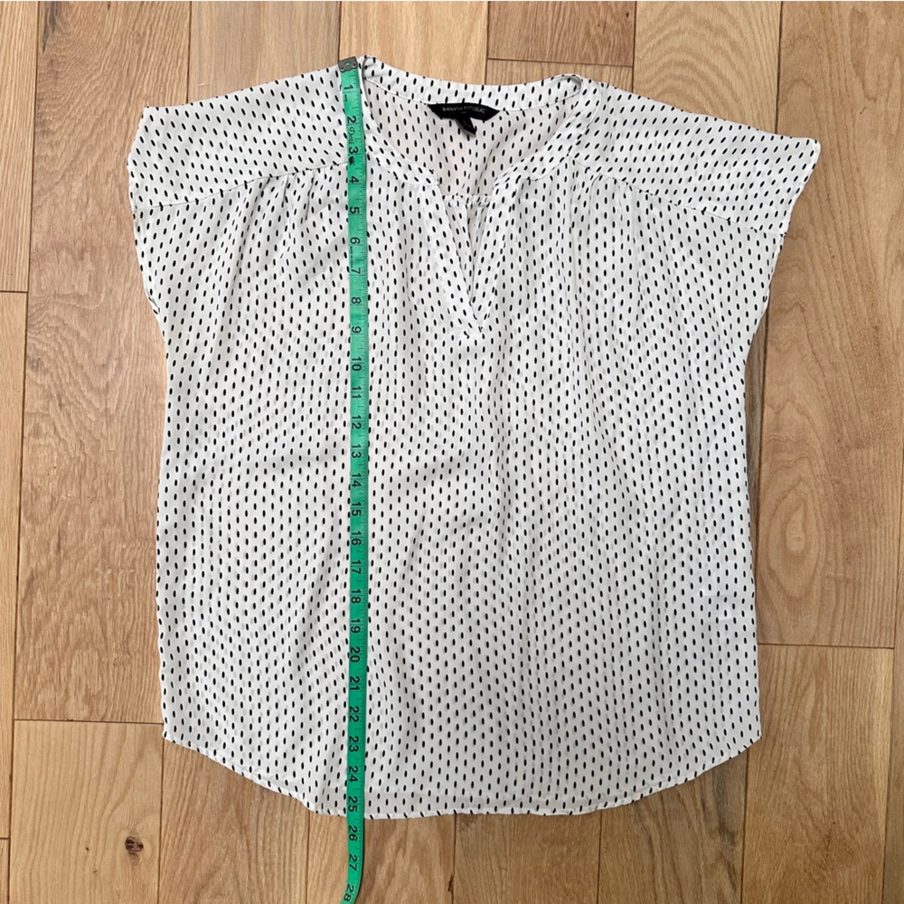 Black and White Dotted Top - Picture 3 of 5